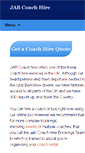 Mobile Screenshot of jabcoachhire.com